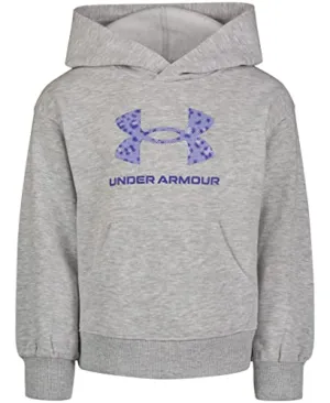 Under Armour Girls' Hoodie, Fleece Inner Layer & Cute Full Fit, Spotted Mod Gray