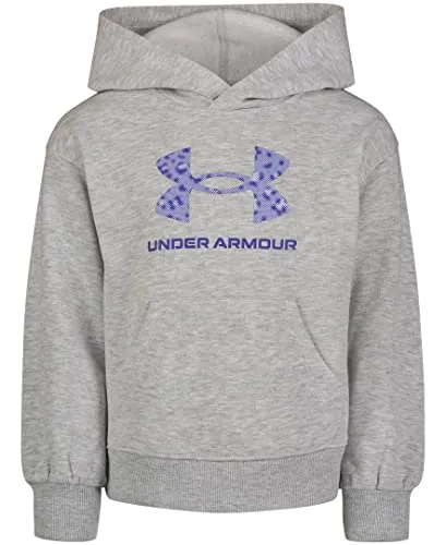 Under Armour Girls' Hoodie, Fleece Inner Layer & Cute Full Fit, Spotted Mod Gray