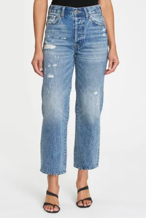 University Super High Rise Cropped Straight Jean