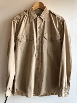 Vintage 1940s Military Button-Up Shirt