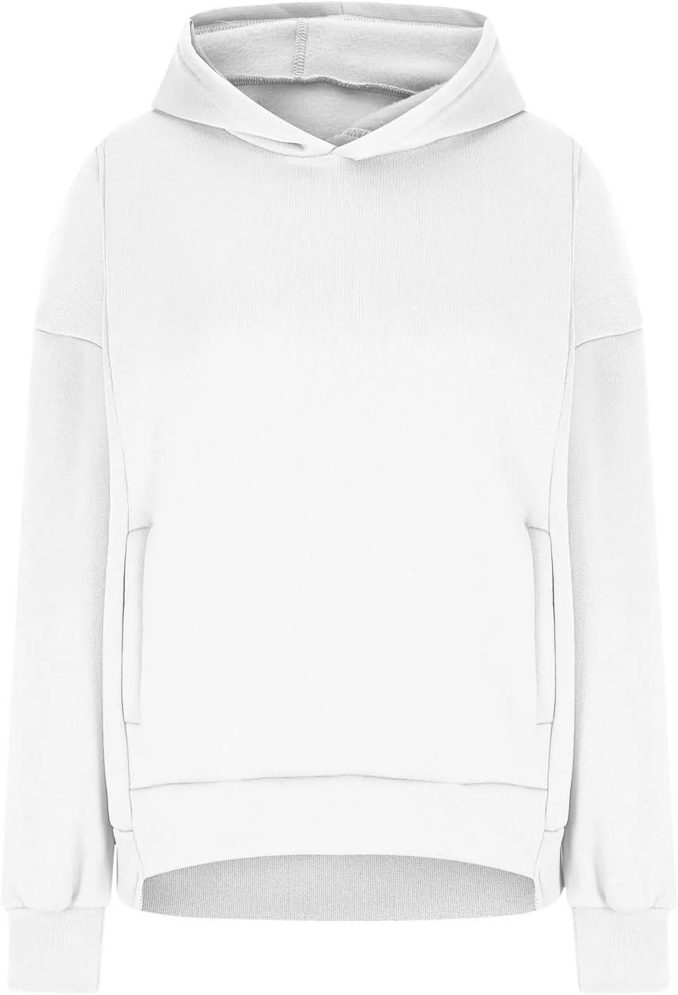 Womens Oversized Hoodies Fleece Sweatshirts Casual Long Sleeve Drop Shoulder Pullover Fall Winter Outfits Y2K Tops
